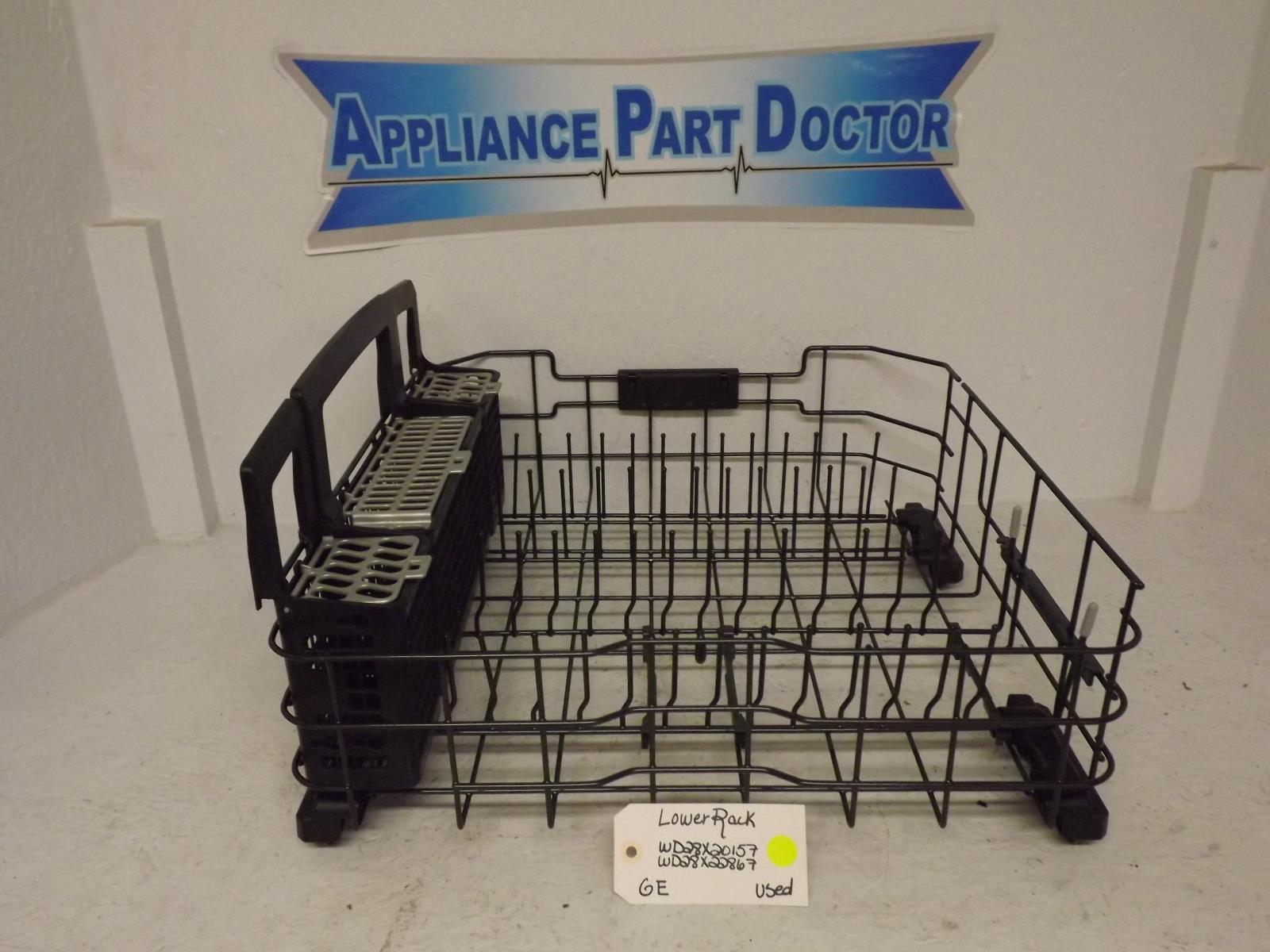 GE Dishwasher WD28X20157 WD28X22867 Lower Rack Used GE Dishwasher WD28X20157 WD28X22867 Lower Rack Used